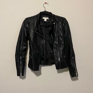 HM faux leather jacket